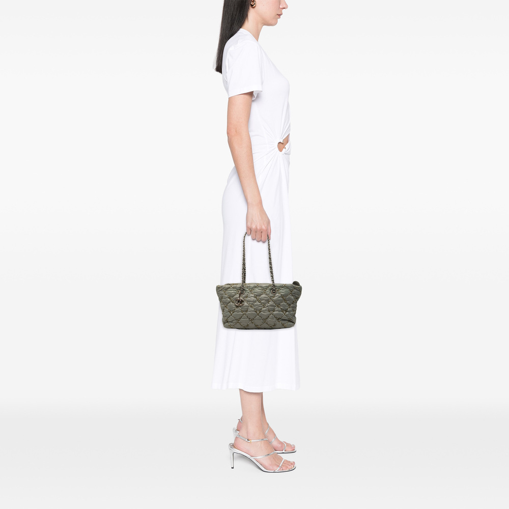 Pre-Loved Chanel Paris Byzance Nylon Tweed On Stitch Tote - Picture 7 of 8